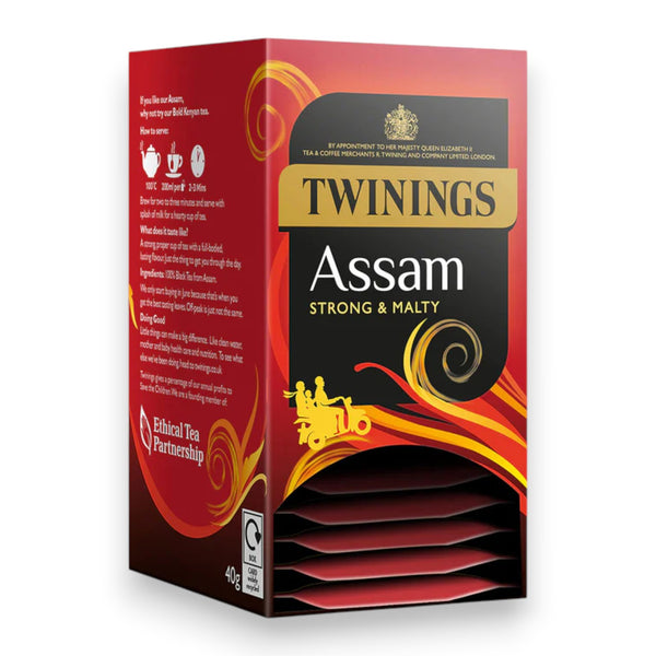Twinings Assam Tea (20 Envelopes) Individually Wrapped Envelopes