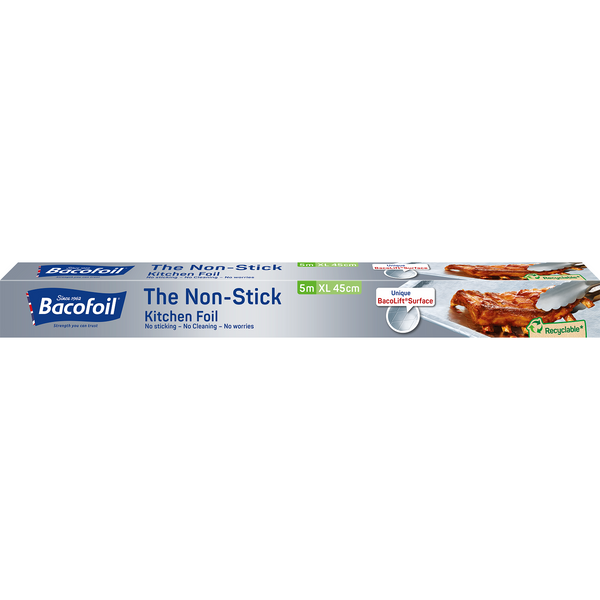 Bacofoil The Non-Stick Kitchen Foil Extra Wide - 45cm x 5m