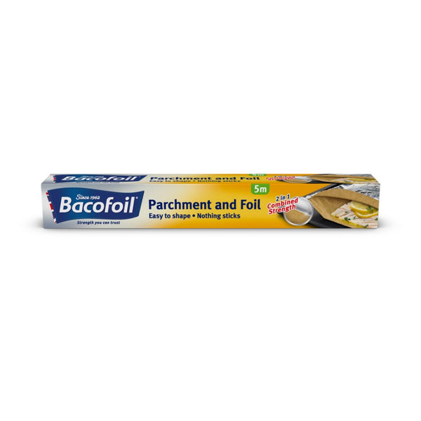Bacofoil 2-in-1 Parchment & Foil - 30cm x 5m