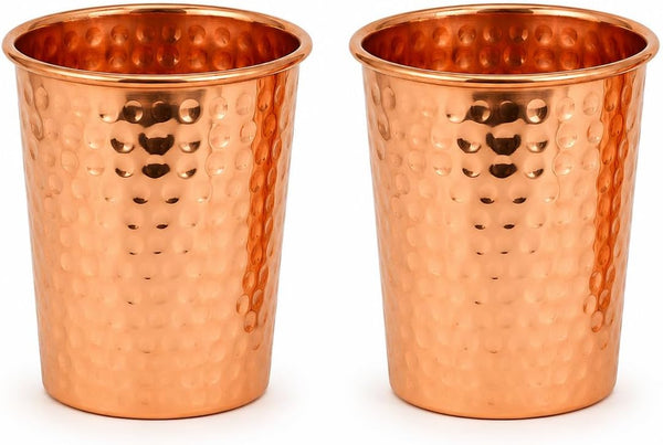 BBliss 100% Pure Copper Cups Set of 2