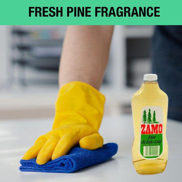 Zamo Pine Disinfectant 500ml - Pack of 6 | Non-Toxic Multipurpose Cleaner with Fresh Pine Scent
