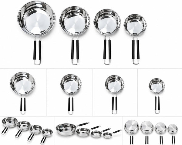 BBliss 4 Piece Stainless Steel Milk Pan Set