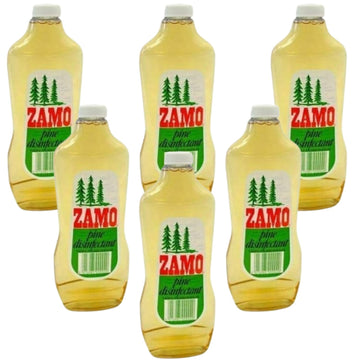 Zamo Pine Disinfectant 500ml - Pack of 6 | Non-Toxic Multipurpose Cleaner with Fresh Pine Scent