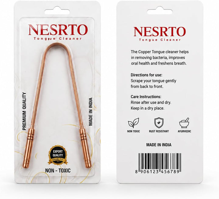 BBliss 100% Pure Copper Tongue Cleaner