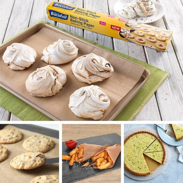 Bacofoil Non-Stick Baking Paper 38cm x 10m | Easy Release & Non-Slip