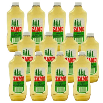 Zamo Pine Disinfectant 500ml - Pack of 12 | Non-Toxic Multipurpose Cleaner with Fresh Pine Scent
