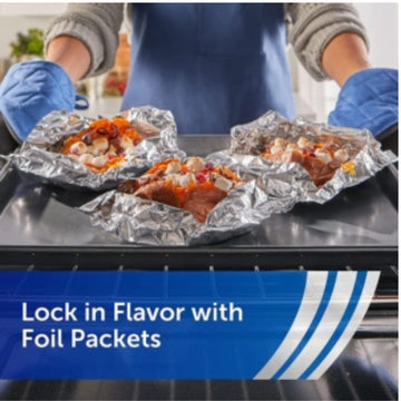 Bacofoil The Original Extra Large Kitchen Foil - 45cm x 10m | Tear-Resistant & Easy-Cut