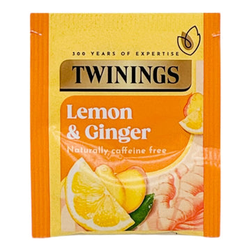 Twinings Lemon & Ginger & Pure Peppermint Tea | 80 Tea Bags | Individually Wrapped