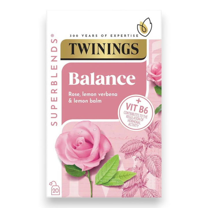 Twinings Superblends Balance Tea Individually Wrapped Envelopes - 20 Envelopes