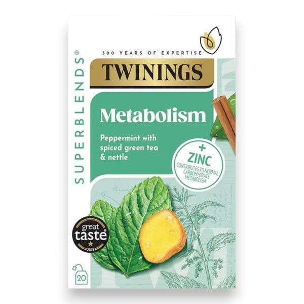 Twinings Superblends Metabolism Tea Individually Wrapped Envelopes - 20 Envelopes