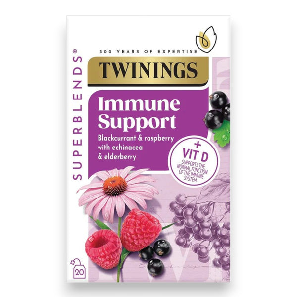 Twinings Superblends Immune Support Tea Individually Wrapped Envelopes - 20 Envelopes