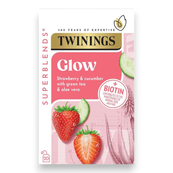 Twinings Superblends Glow Tea Individually Wrapped Envelopes - 20 Envelopes