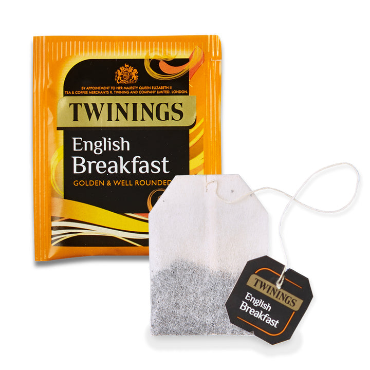 Twinings English Breakfast Tea (50 Envelopes) Individually Wrapped Envelopes
