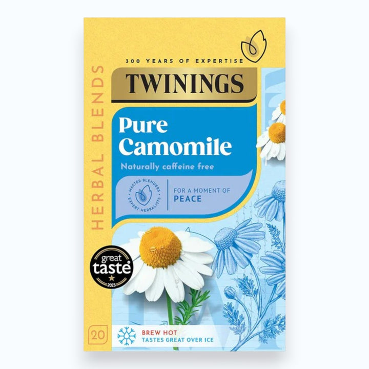 Twinings Pure Camomile Tea Individually Wrapped Envelopes - 20 Envelopes