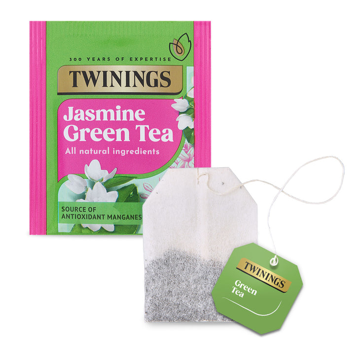 Twinings Jasmine Green Tea (20 Envelopes) Individually Wrapped Envelopes