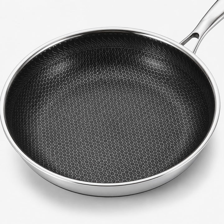 BBliss Tri-Ply Stainless Steel 30cm Honeycomb Non-Stick Frying Pan