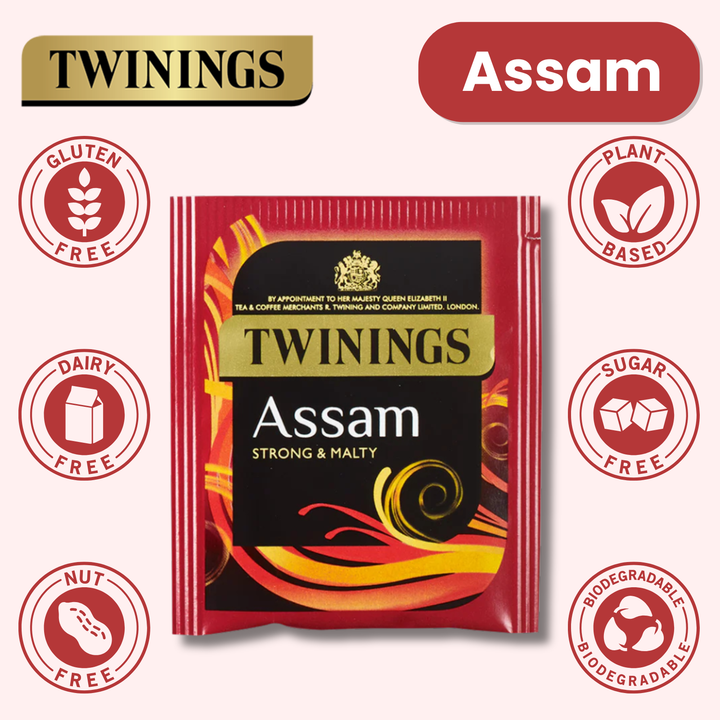 Twinings Assam Tea Individually Wrapped Envelopes - 20 Envelopes