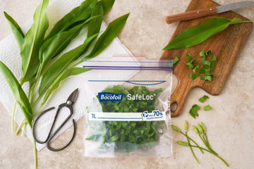 Bacofoil SafeLoc bags suitable for food and freezer storage