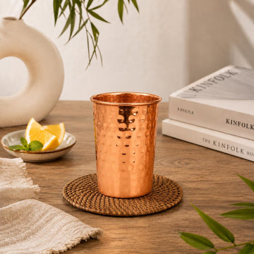 Copper drinking cup for home