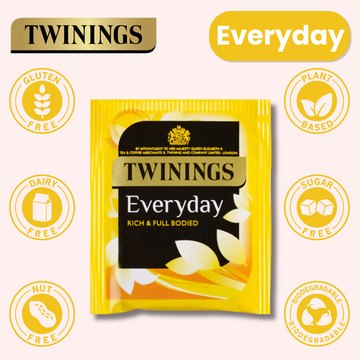 Twinings Everyday Tea Rich & Full Bodied Individually Wrapped Envelopes - 50 Envelopes