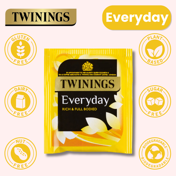Twinings Everyday Tea Rich & Full Bodied Individually Wrapped Envelopes - 50 Envelopes