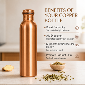 Plain copper water bottle benefits