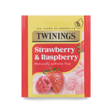  Twinings berry tea envelopes with strawberry and raspberry notes
