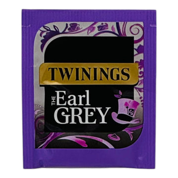 Twinings Earl Grey tea box containing fifty individual servings

