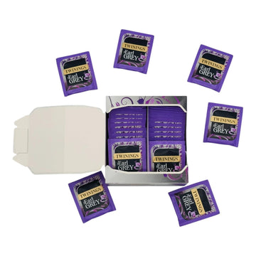 Individually protected Twinings Earl Grey tea servings