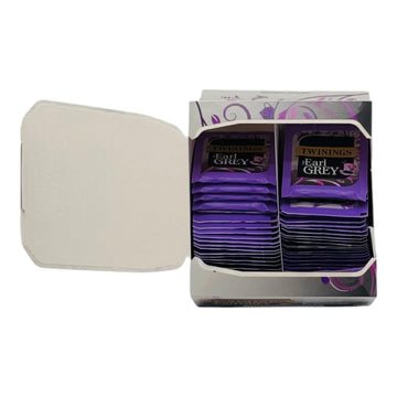 Separately wrapped packets of Twinings Earl Grey tea