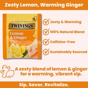 Twinings selection combining herbal infusions with green tea varieties
