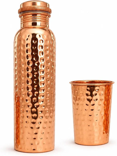 Copper Bottle & Cups