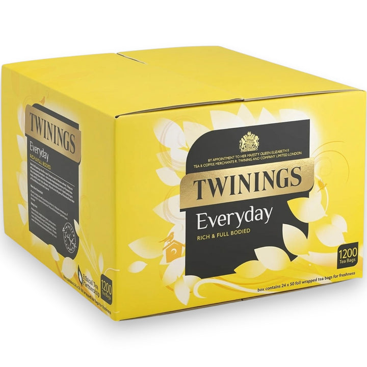 Twinings Everyday Tea Rich & Full Bodied Individually Wrapped Envelopes - 1200 Tea Bags